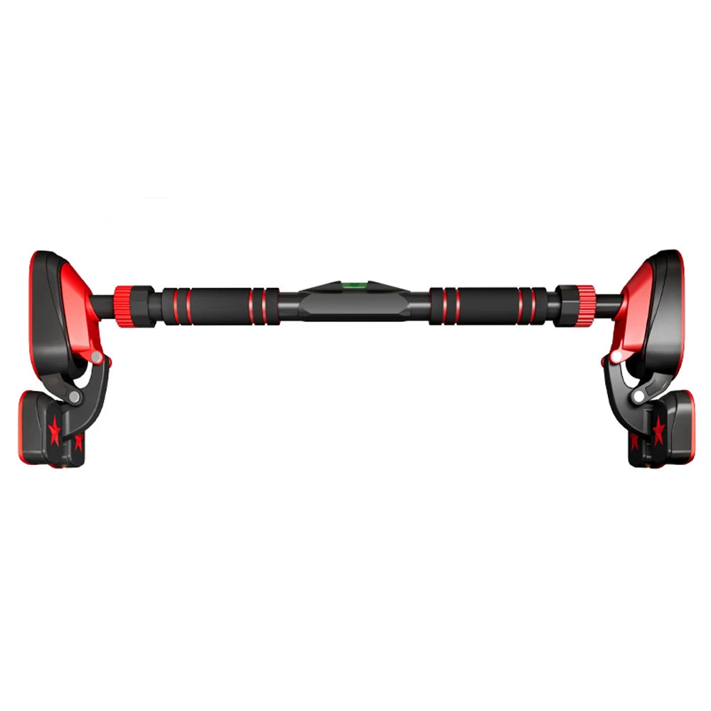 No-Drill Doorway Pull-Up Bar with Pull Straps