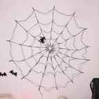 USB Glowing Spider Web Halloween Lights with Remote