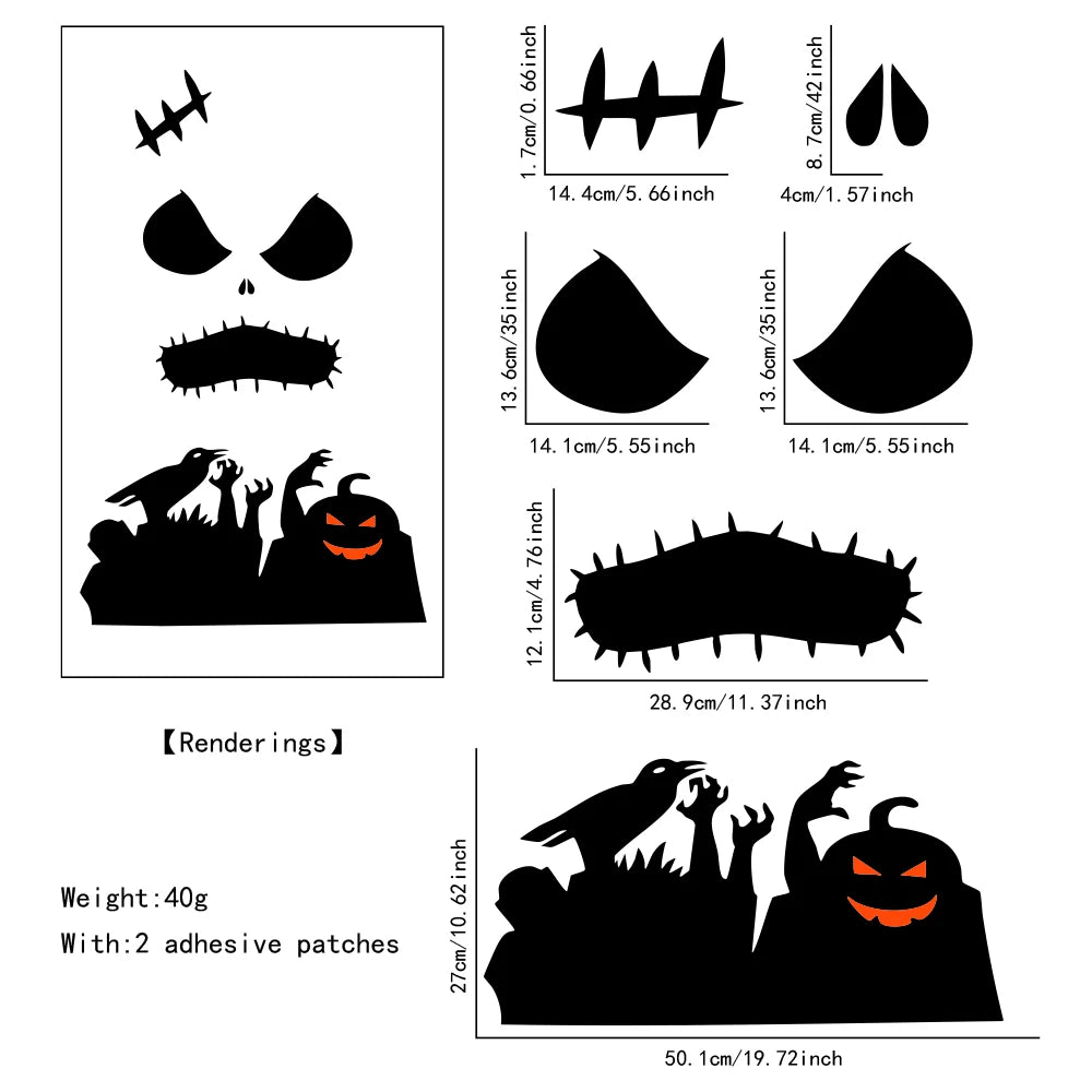 Halloween Felt Door & Window Decoration