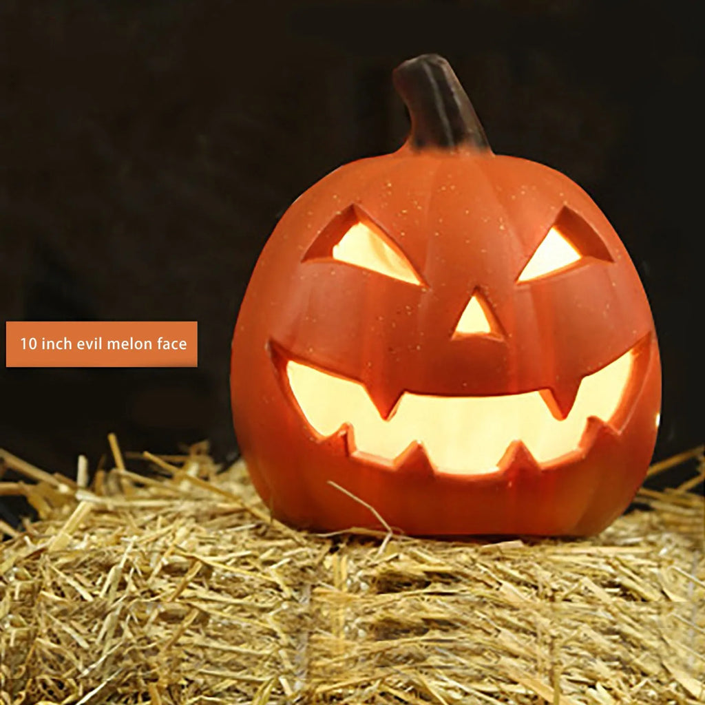 Hollow Light-Up Jack-O’-Lantern Halloween Pumpkin