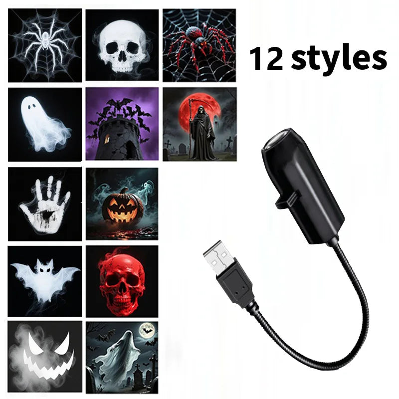 USB Halloween LED Projector Light