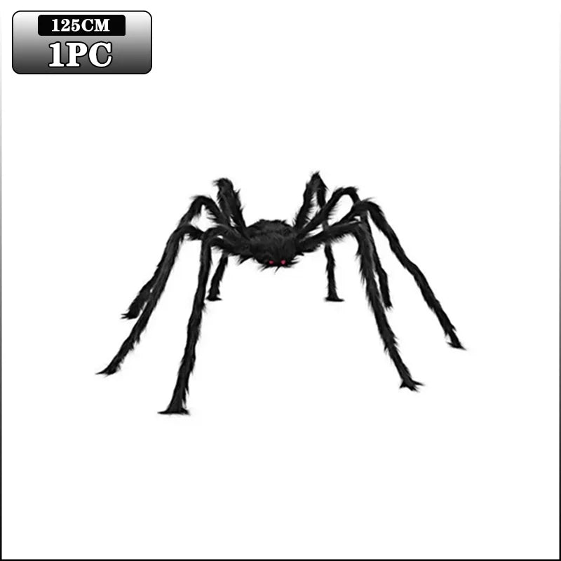Giant Bendable Halloween Spider Decoration