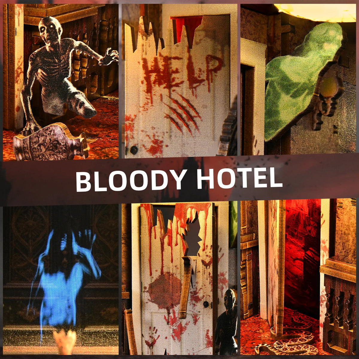 Haunted Hotel DIY Book Nook Kit