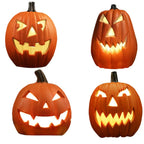 Hollow Light-Up Jack-O’-Lantern Halloween Pumpkin