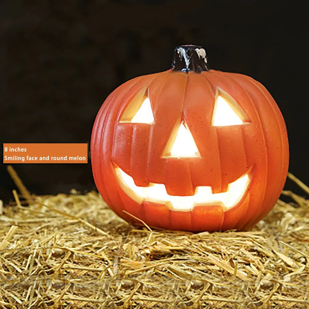 Hollow Light-Up Jack-O’-Lantern Halloween Pumpkin