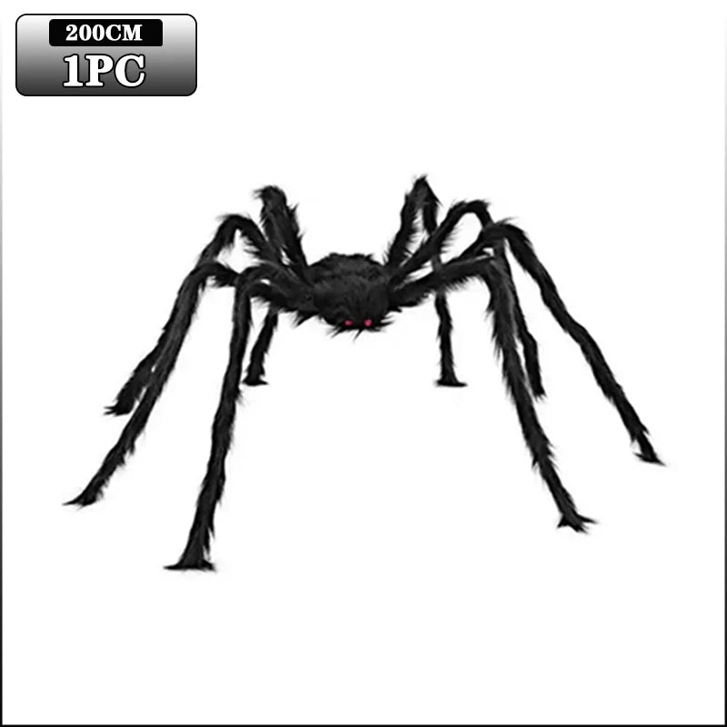 Giant Bendable Halloween Spider Decoration