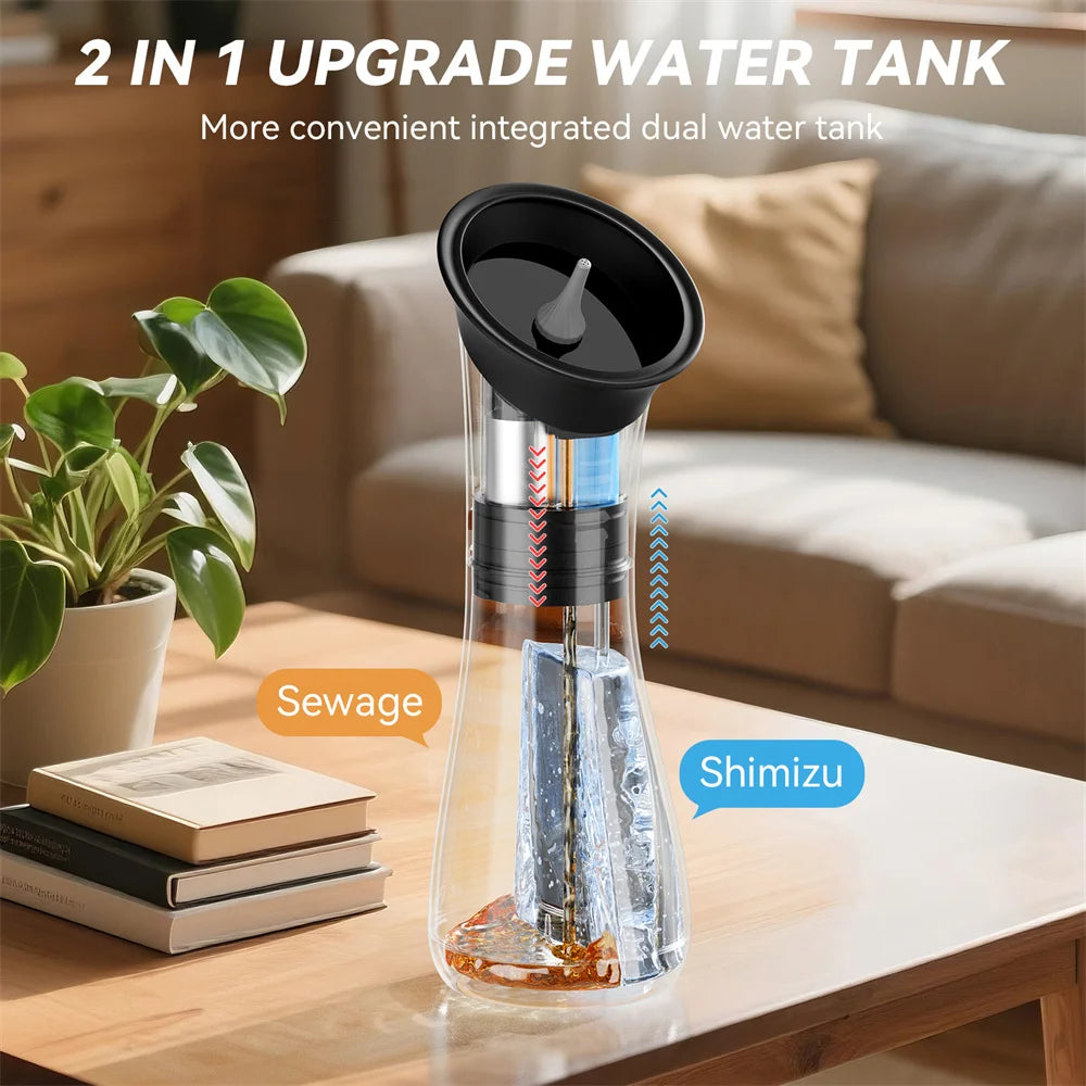 Electric Ear Irrigation Cleaning Kit with Dual Water Tanks