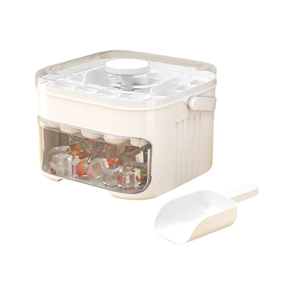 50-Cube Press-Release Ice Tray & Storage Box