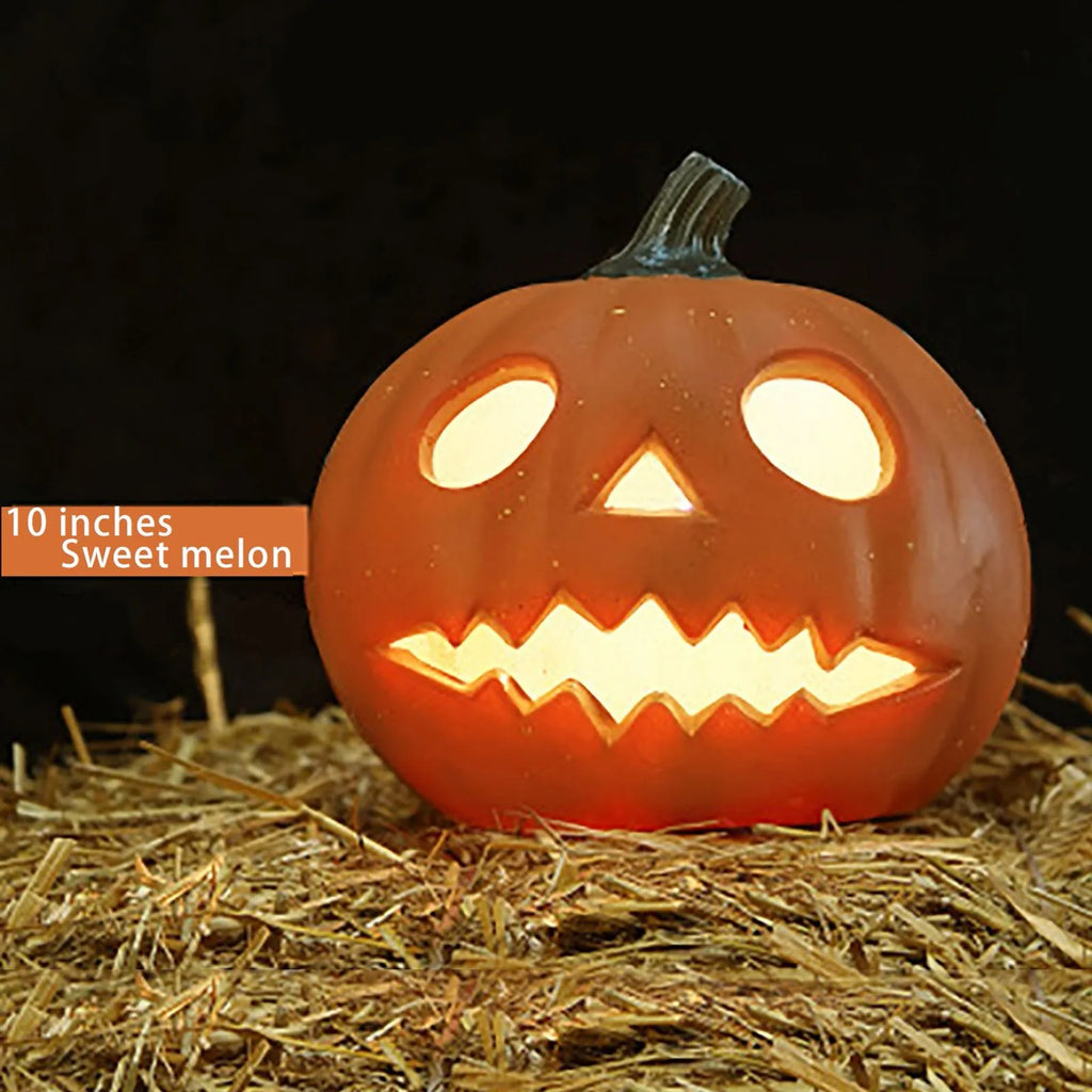 Hollow Light-Up Jack-O’-Lantern Halloween Pumpkin