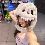 3D Dinosaur Skeleton Halloween Headgear