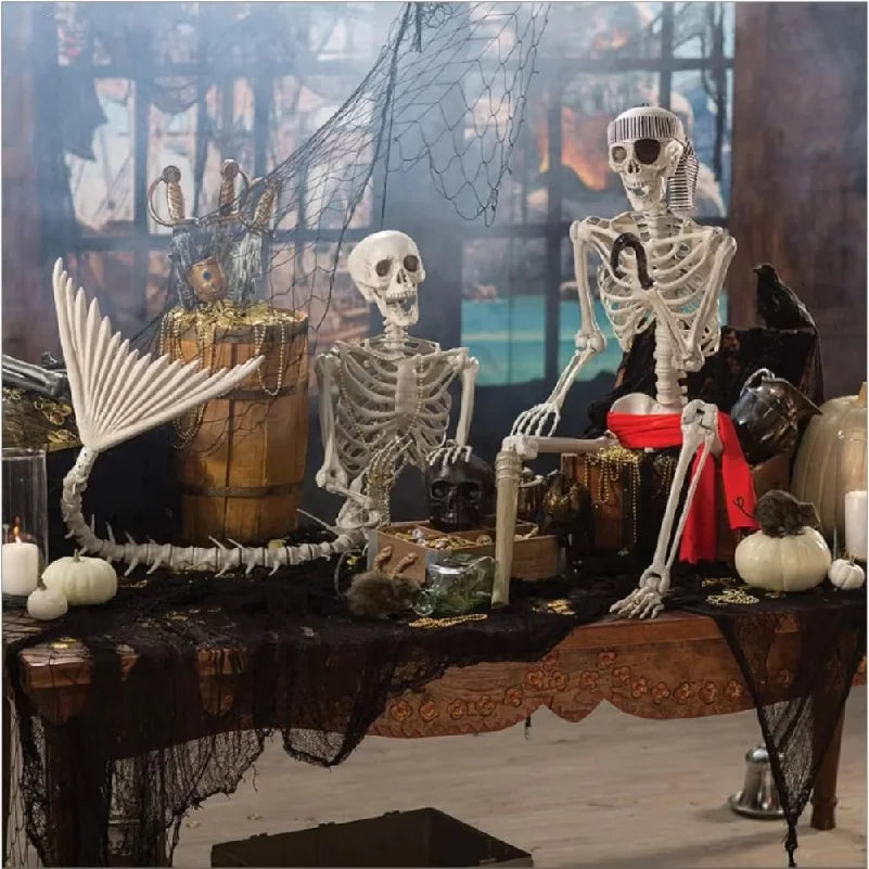 80cm Mermaid Skeleton Halloween Decoration
