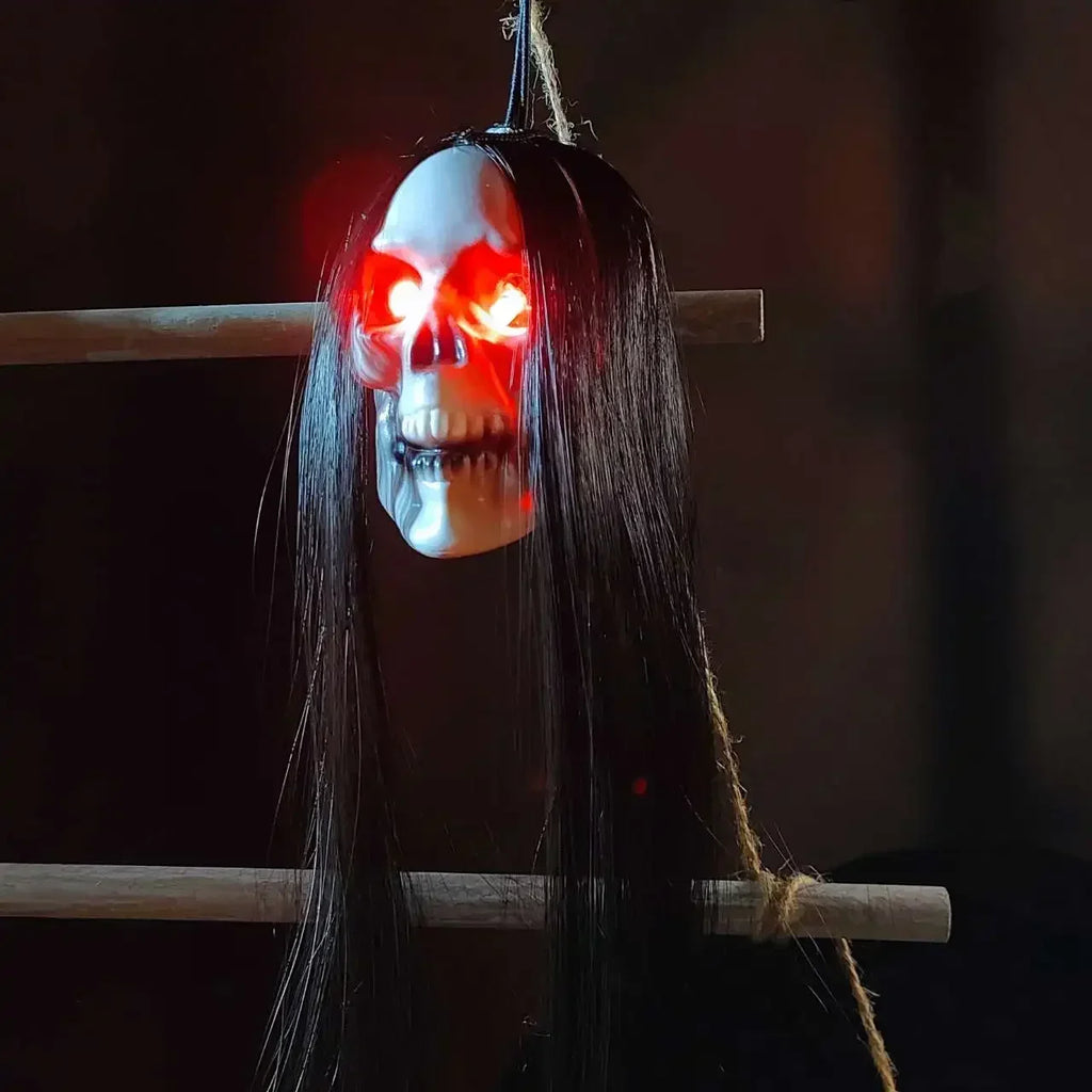 LED hanging ghost skeleton Halloween decoration