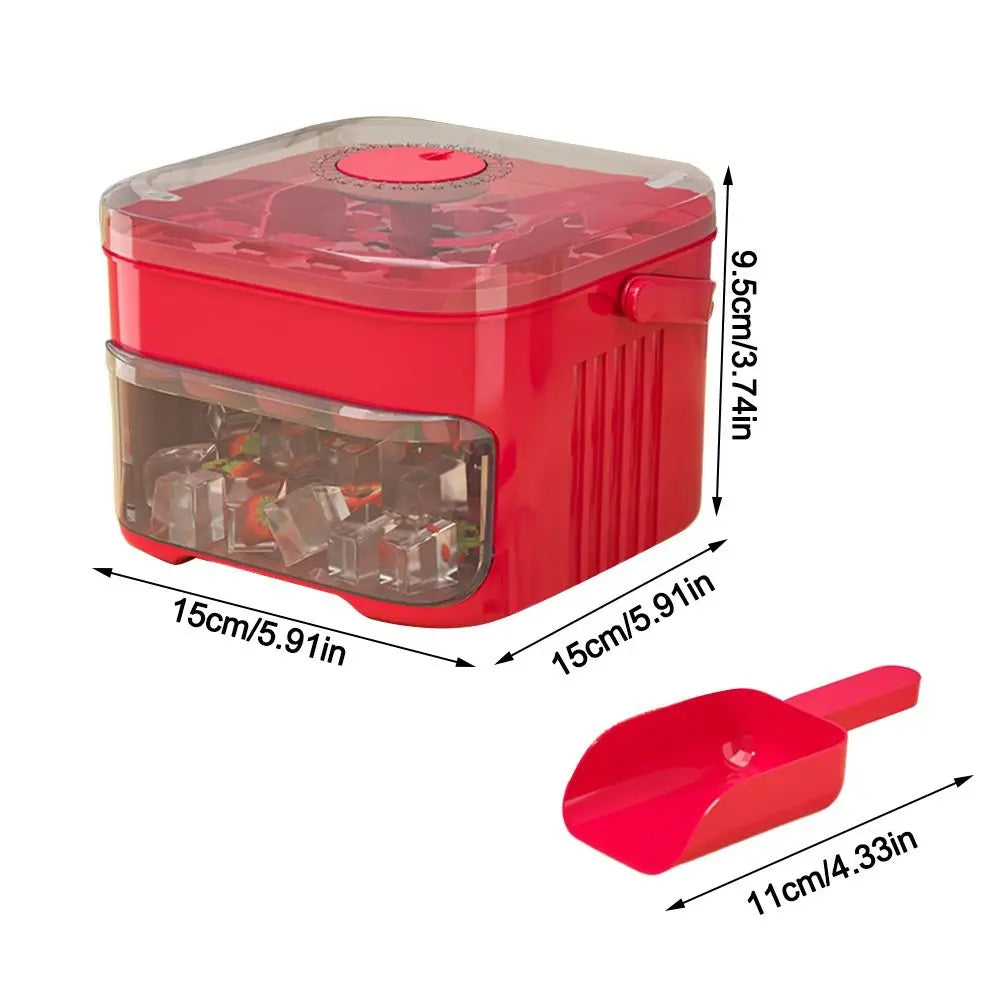 50-Cube Press-Release Ice Tray & Storage Box
