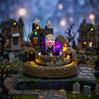 LED Halloween Village Train Decoration with Sound