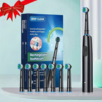 5-Mode Rechargeable Electric Toothbrush with Replacement Heads