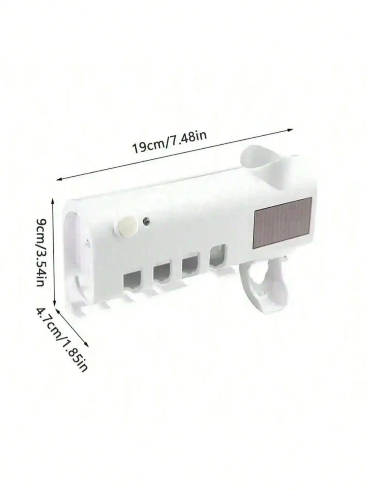 UV Toothbrush Holder & Toothpaste Dispenser