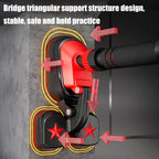No-Drill Doorway Pull-Up Bar with Pull Straps