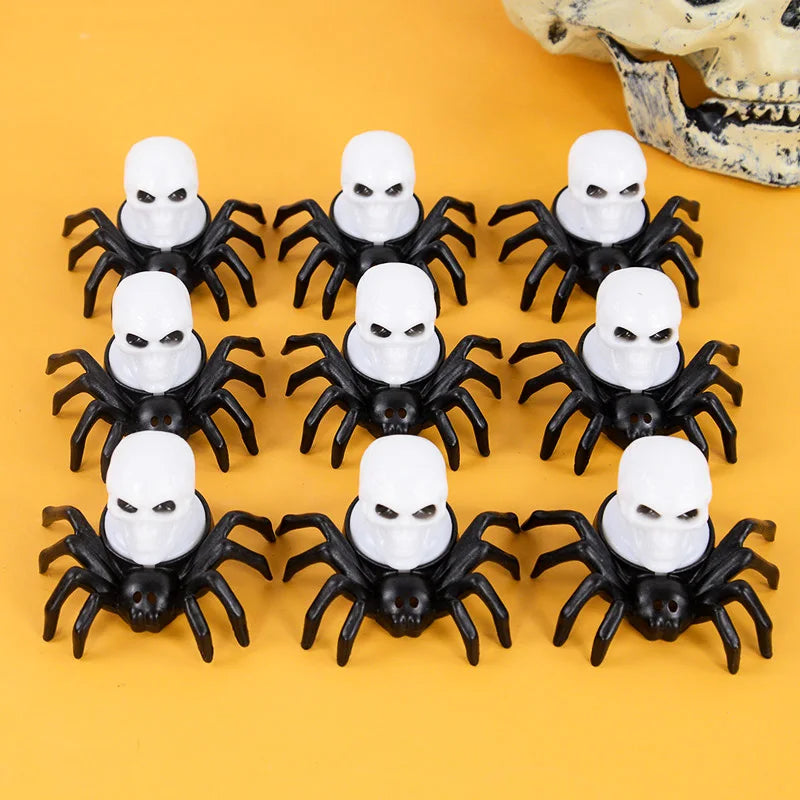 LED Halloween Skull & Spider Candle Light