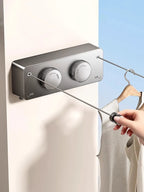 Wall-Mounted Retractable Clothesline