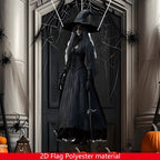 Halloween Skull Bride Backdrop