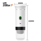 3-in-1 Portable Espresso Maker for Capsules & Ground Coffee