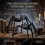 Giant Bendable Halloween Spider Decoration