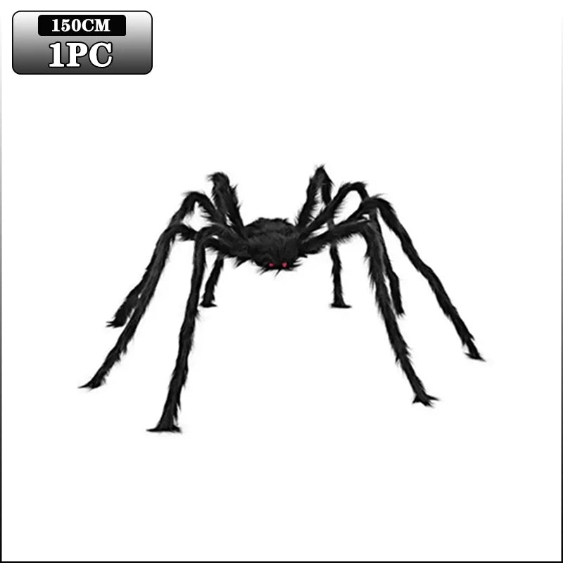 Giant Bendable Halloween Spider Decoration