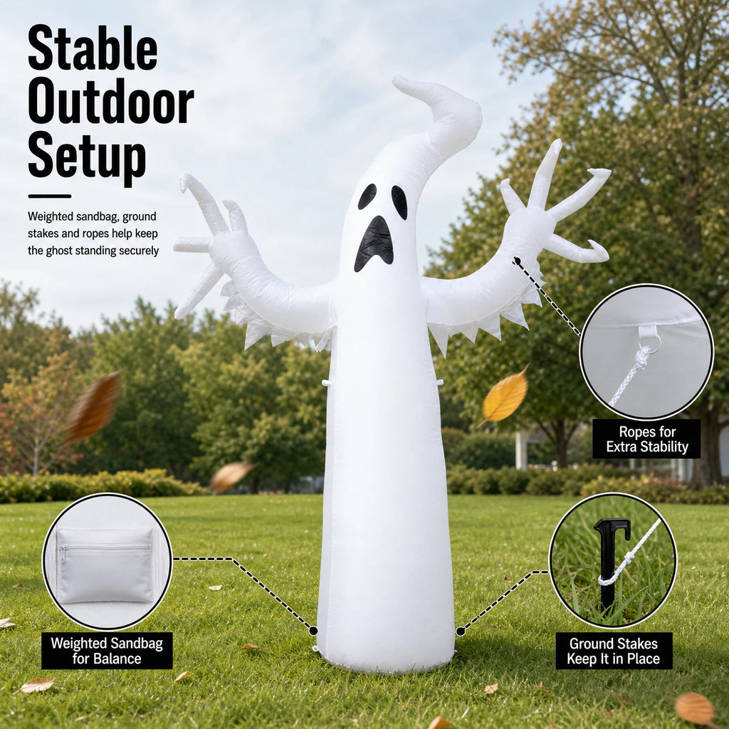 Large Inflatable Halloween Ghost