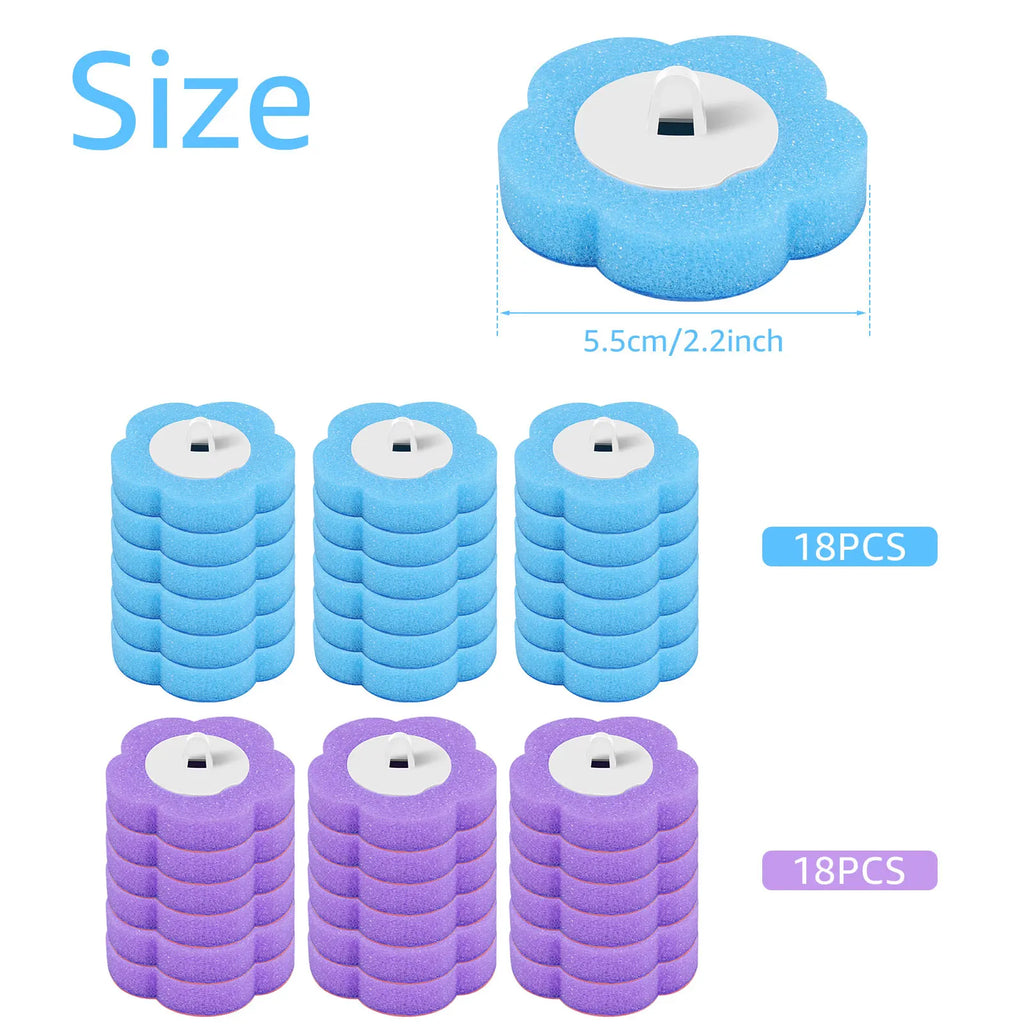 Disposable Toilet Brush System with Replaceable Cleaning Heads