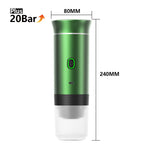 3-in-1 Portable Espresso Maker for Capsules & Ground Coffee