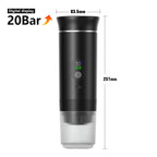 3-in-1 Portable Espresso Maker for Capsules & Ground Coffee